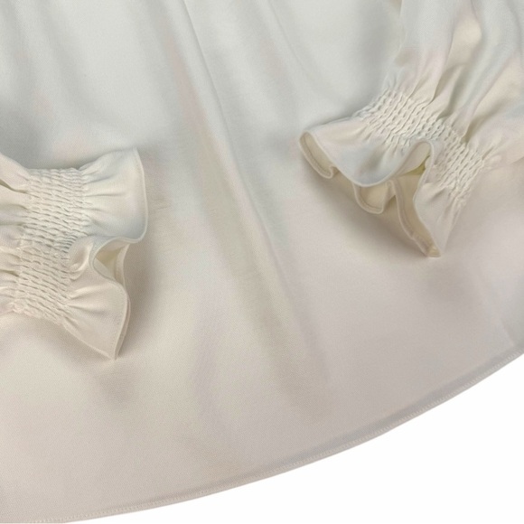 Tuckernuck Avon Lane Women's Off The Shoulder Marguerite White Blouse In Size XS - Picture 6 of 6